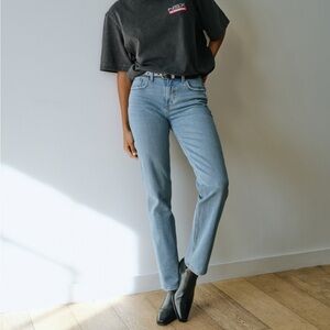 ABERCROMBIE & FITCH “Mid Rise Straight” Jean — Curve Love